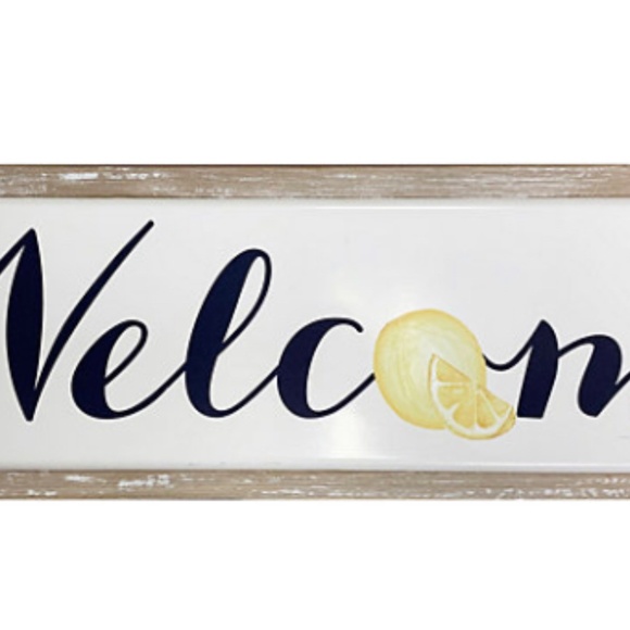 Lemon Welcome Sign - Picture 2 of 2